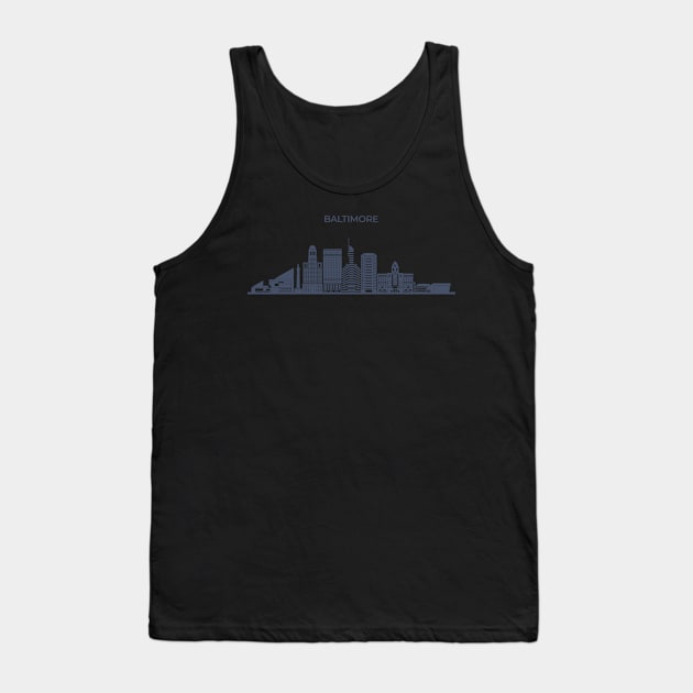 Great City Baltimore Tank Top by gdimido